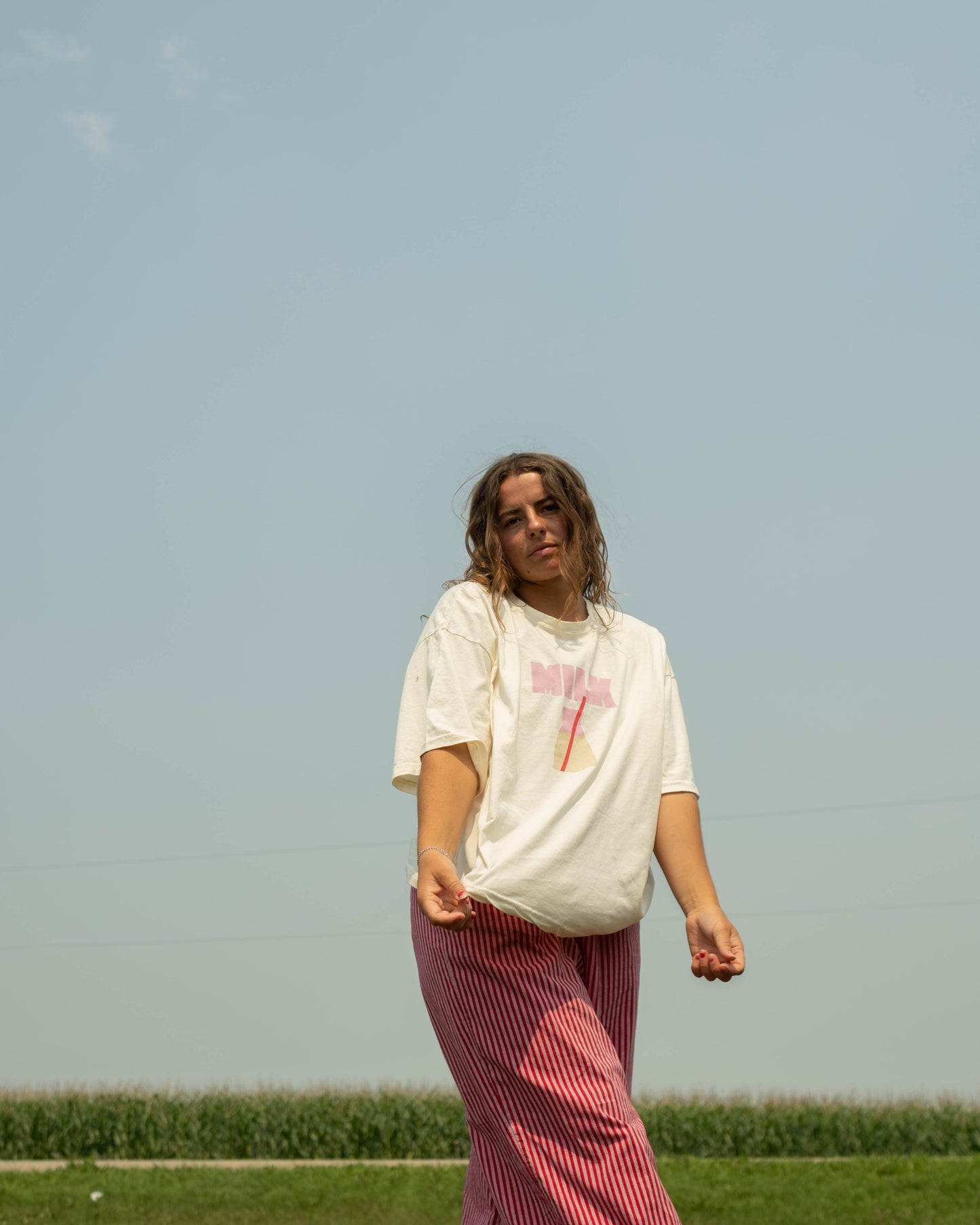 PREORDER mom's pink milk tee