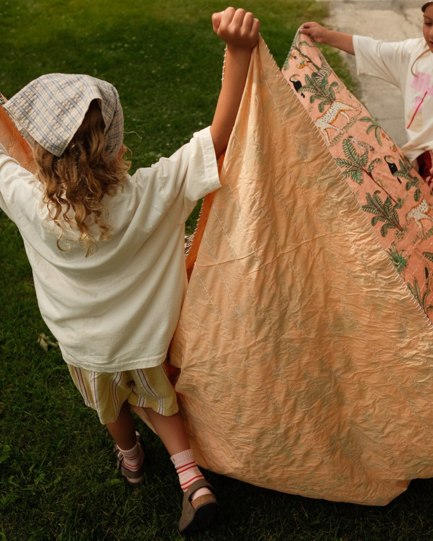 PREORDER nevermind the monkey kantha throw