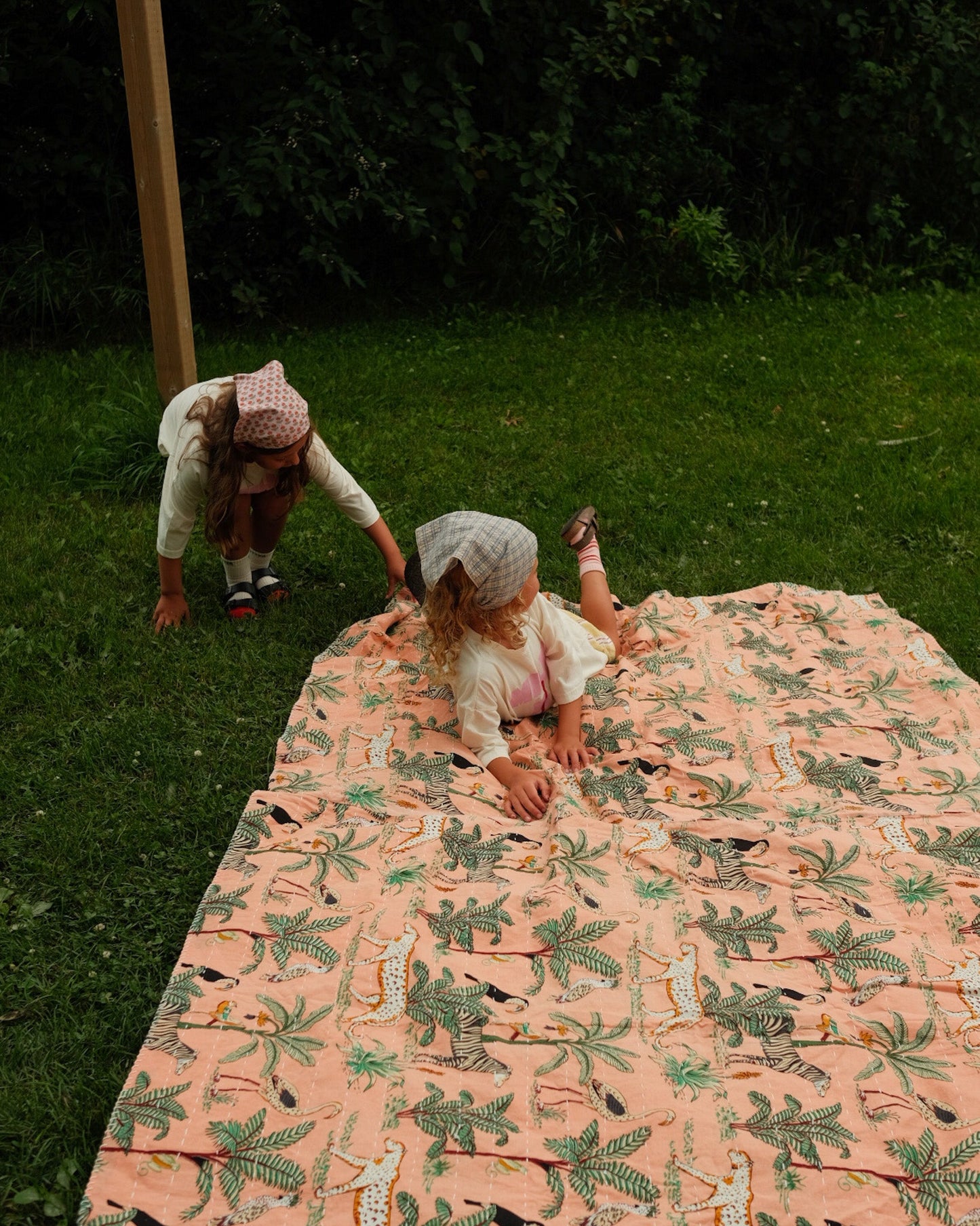 PREORDER nevermind the monkey kantha throw