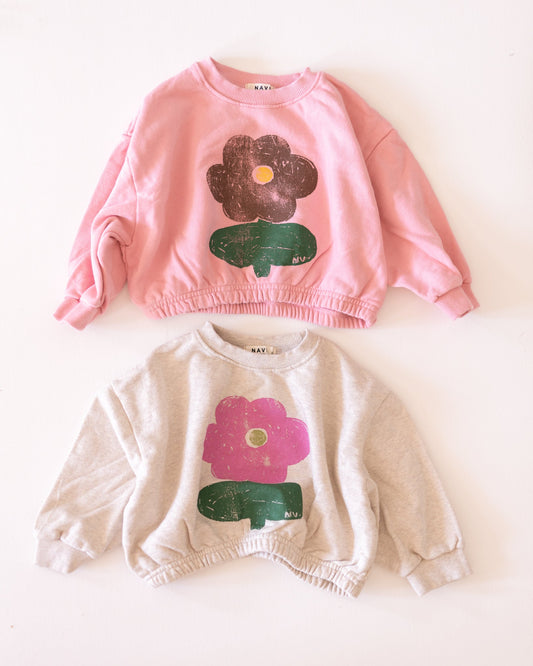 PREORDER flower sweater