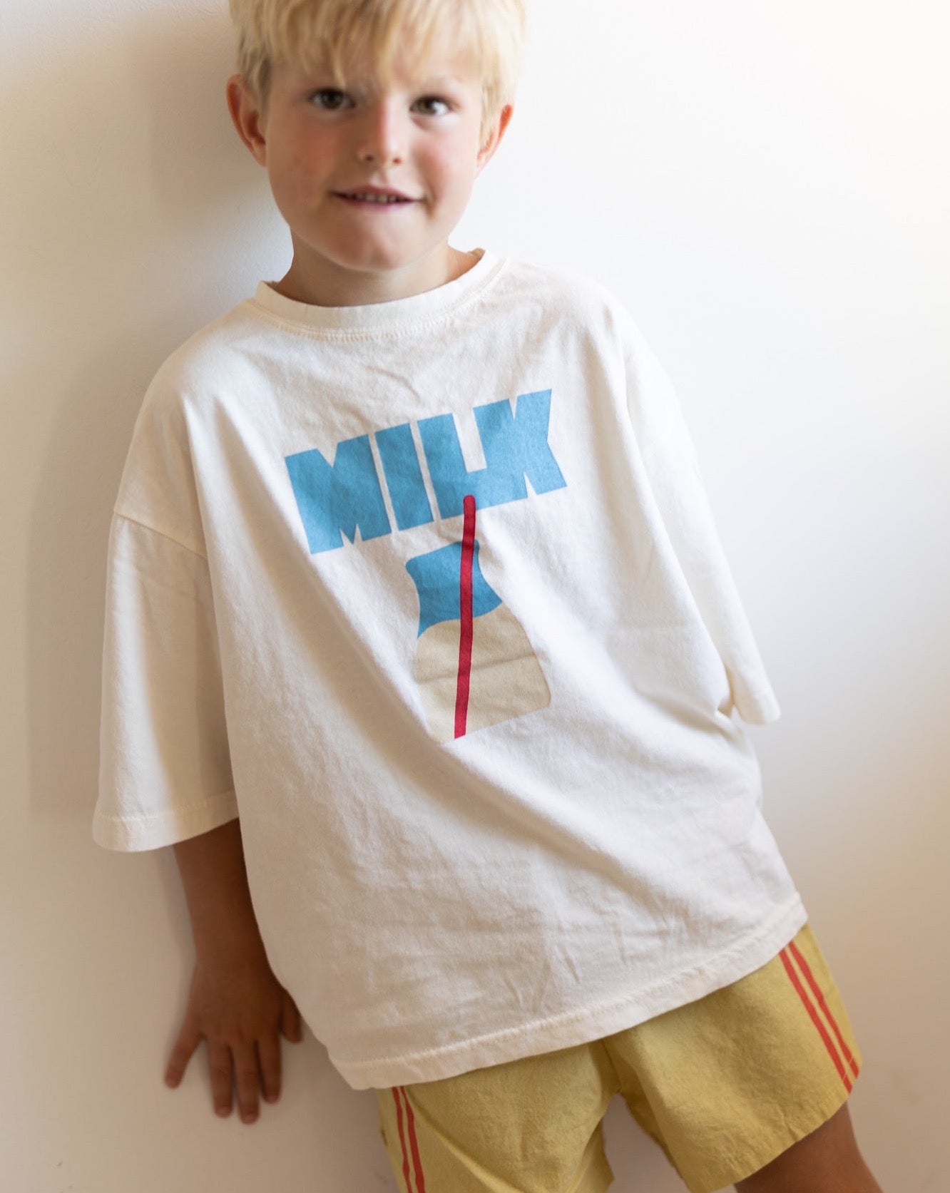 kids milk tee